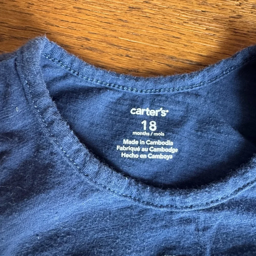 Carter's Navy 'Beach Hunk' Kids Tank Top